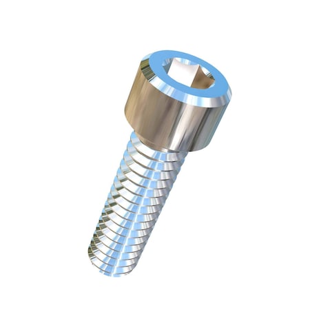 1/4-20 Socket Head Cap Screw, Plain Titanium, 7/8 In Length